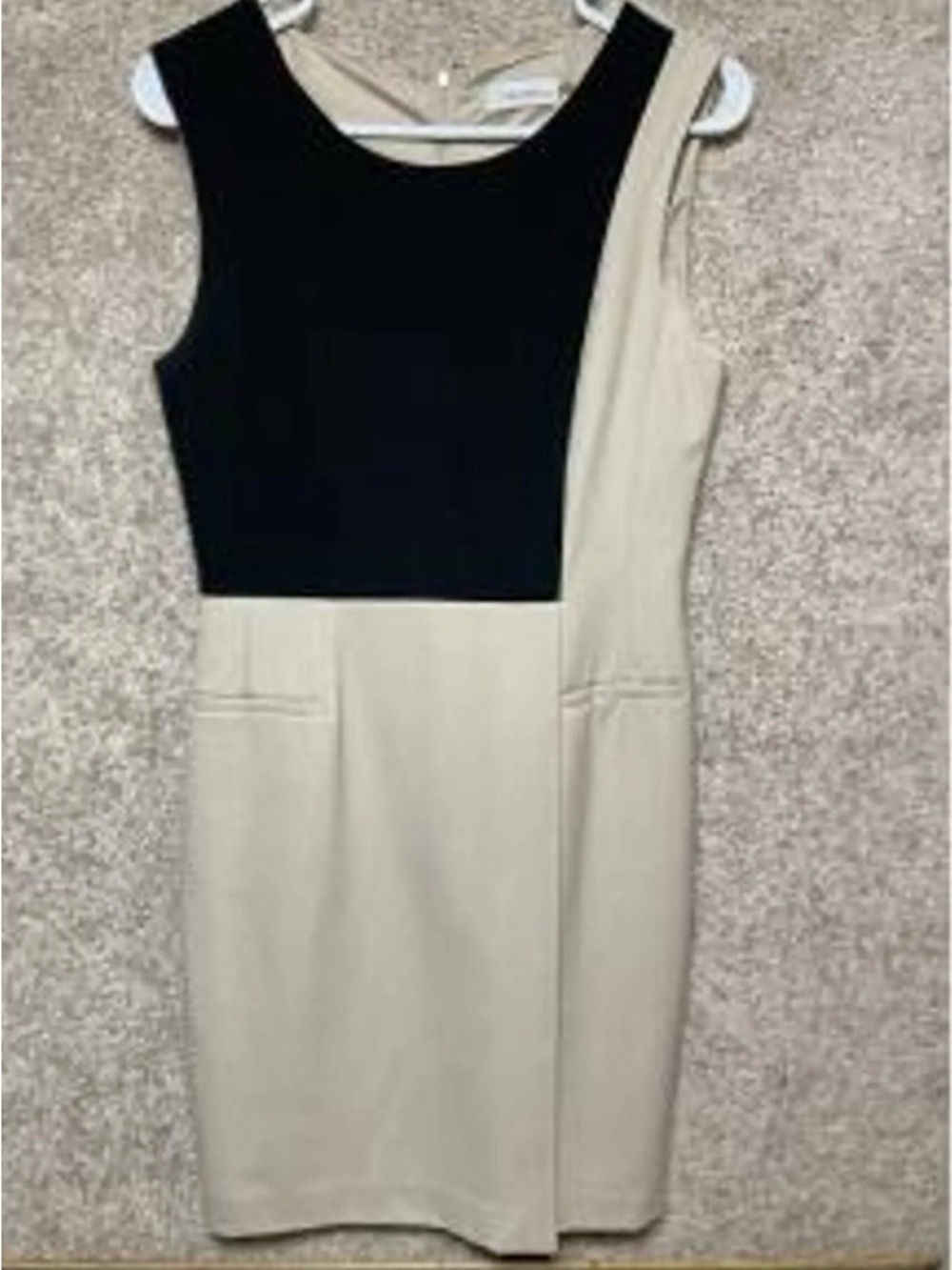 Black and Beige Dress